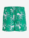 Jack & Jones Costume de baie cu model verde pentru bărbați Jack & Jones Fiji