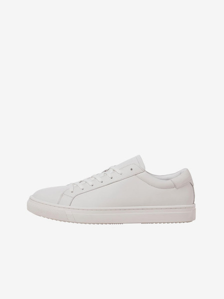 Jack & Jones Adidași Jack & Jones Radcliffe din piele, albi, pentru bărbați