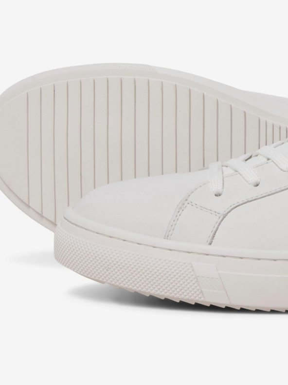 Jack & Jones Adidași Jack & Jones Radcliffe din piele, albi, pentru bărbați