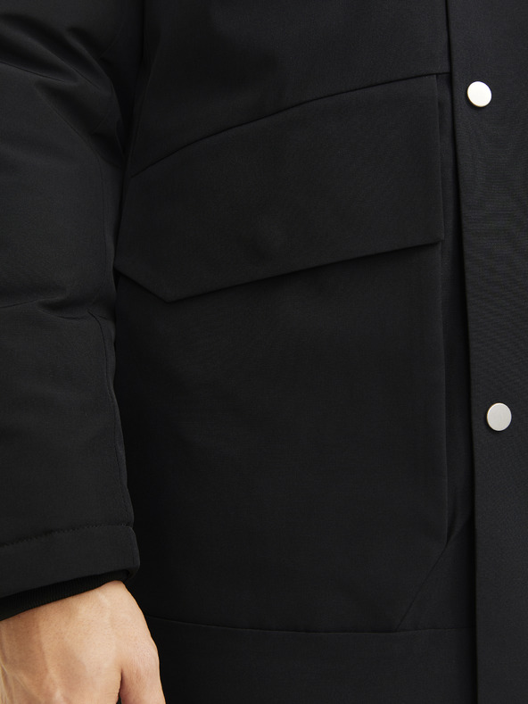 Jack & Jones Geacă neagră Jack & Jones Trek pentru bărbați