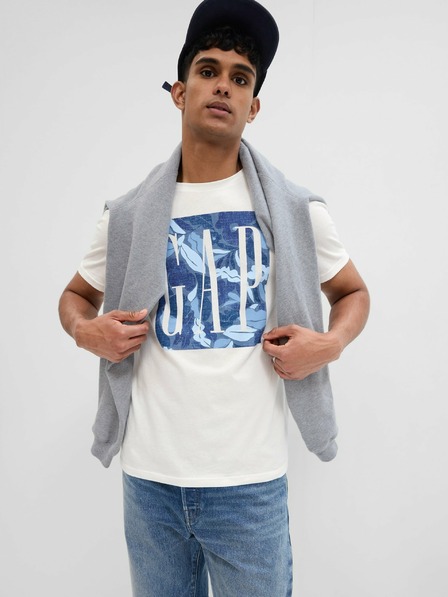 GAP Tricou cu imprimeu și logo GAP
