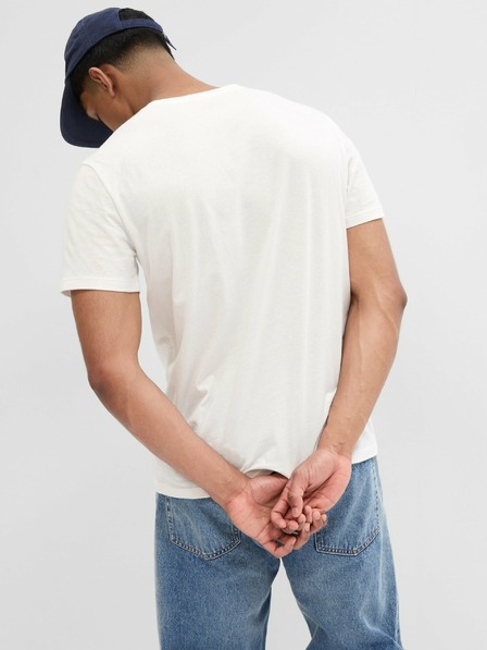 GAP Tricou cu imprimeu și logo GAP