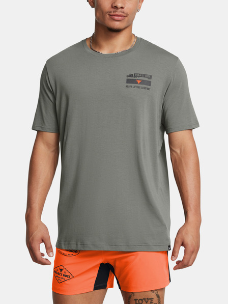 Under Armour Tricou Under Armour UA Pjt Rck 60/40S SS 4 Tools-GRN