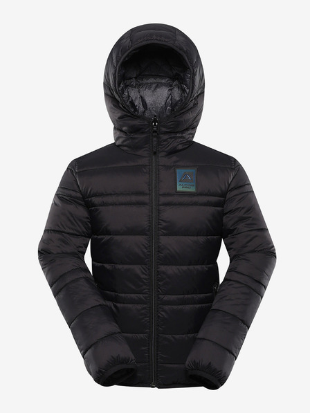 ALPINE PRO Jachetă reversibilă pentru copii hi-therm ALPINE PRO DOUWO negru