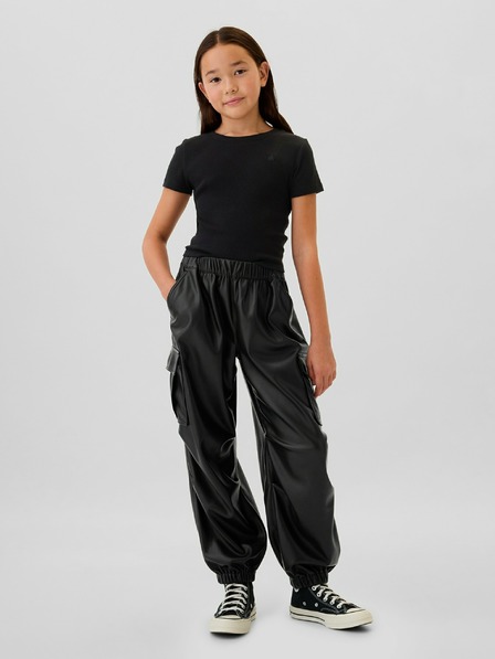 GAP Pantaloni Cargo pentru copii din piele ecologică GAP