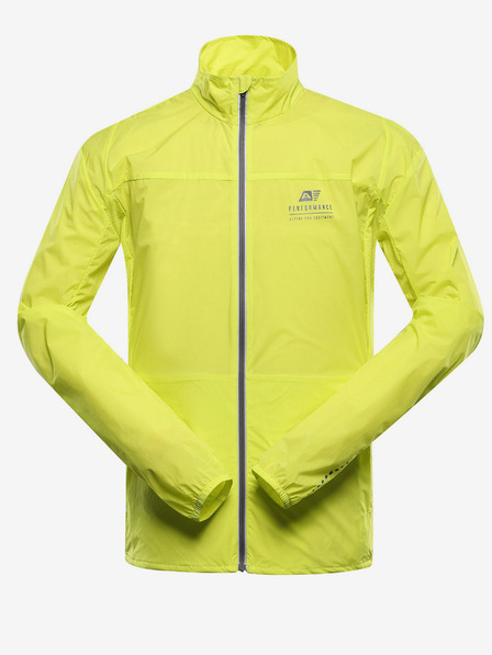 ALPINE PRO Jachetă ultraușoară verde pentru bărbați cu impregnare Alpine Pro SPIN