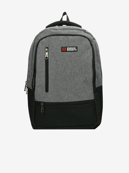 Enrico Benetti Rucsac Enrico Benetti Hamburg 15" Notebook Backpack Light Grey