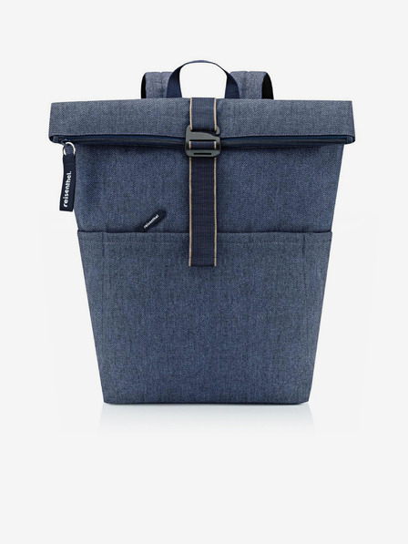 Reisenthel Reisenthel Rolltop Rucsac Herringbone Albastru închis