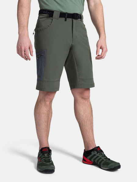 Kilpi Pantaloni scurți verde închis pentru bărbați Kilpi Navia