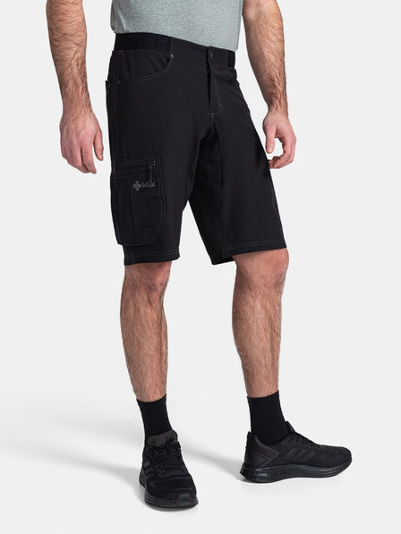 Kilpi Pantaloni scurți Kilpi Asher-M negri pentru bărbați
