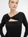 Orsay Tricou negru cu mânecă lungă pentru femei ORSAY
