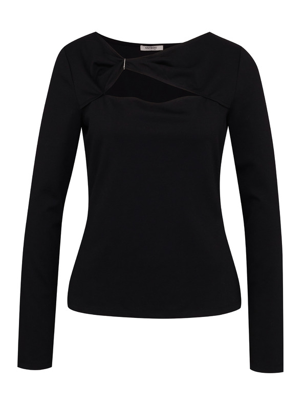 Orsay Tricou negru cu mânecă lungă pentru femei ORSAY