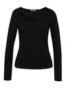 Orsay Tricou negru cu mânecă lungă pentru femei ORSAY