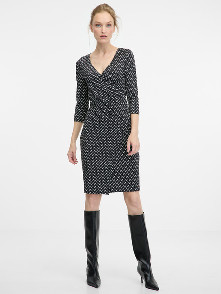 Orsay Rochie neagră până la genunchi, pentru femei ORSAY