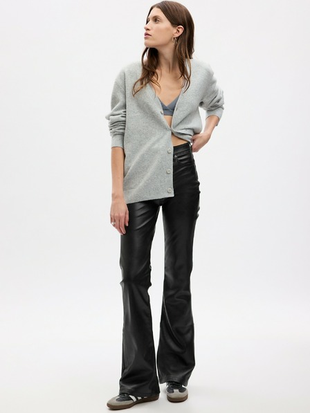 GAP Pantaloni High Rise 70s din piele ecologică GAP