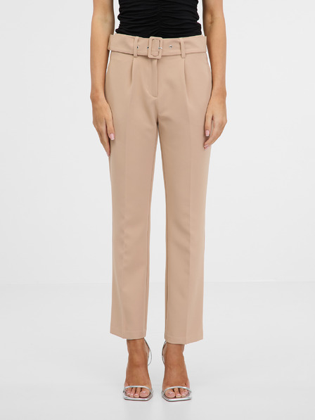 Orsay Pantaloni de damă maro deschis ORSAY
