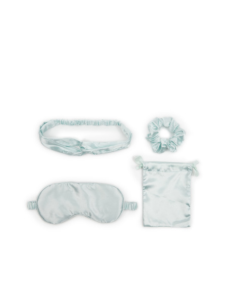 Orsay Set accesorii de somn pentru doamne albastru în cutie cadou ORSAY