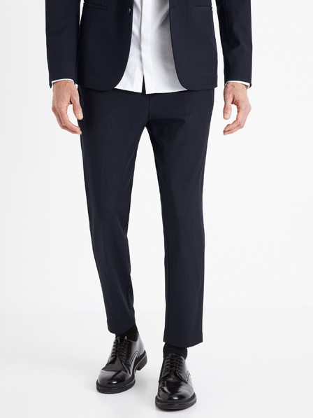 Celio Pantaloni cropped albastru închis pentru bărbați Celio Coseverin