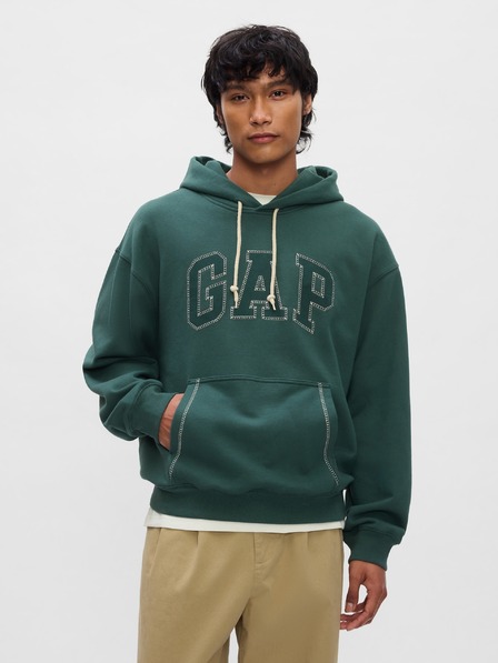 GAP Hanorac oversize cu logo Stitch GAP
