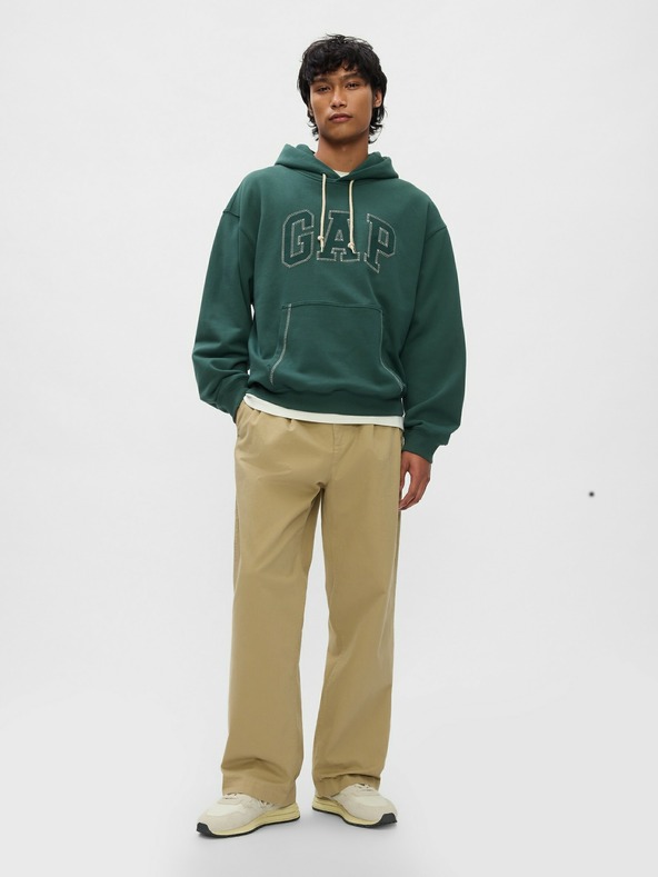 GAP Hanorac oversize Stitch cu logo GAP