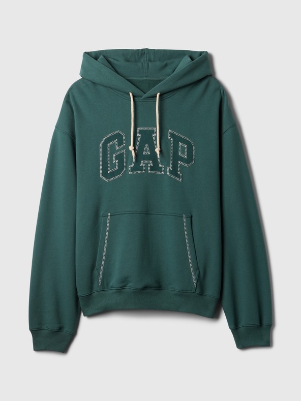 GAP Hanorac oversize Stitch cu logo GAP