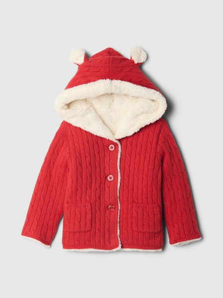 GAP Baby cardigan Unisex din sherpa CashSoft GAP