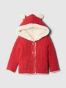 GAP Baby cardigan Unisex din sherpa CashSoft GAP