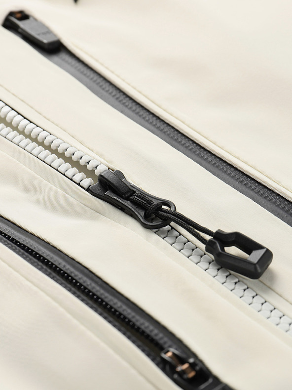 ALPINE PRO Geacă de schi pentru femei cu membrană ptx pentru zăpadă ALPINE PRO REASA creme