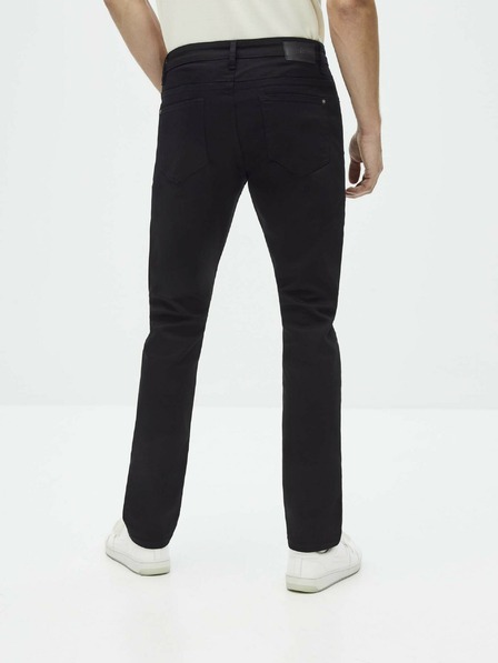 Celio Pantaloni negri din denim pentru bărbați Celio Noclean15
