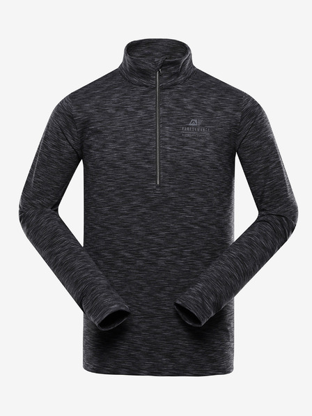 ALPINE PRO Pulover bărbătesc cu uscare rapidă ALPINE PRO QAD negru