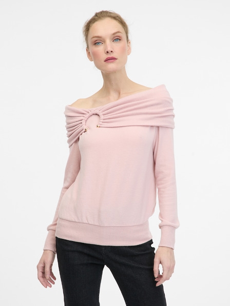 Orsay Tricou cu mânecă lungă pentru femei roz deschis ORSAY