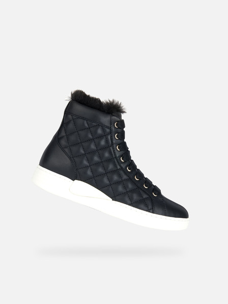 Geox Adidași negri pentru femei Geox Lauressa A - Nappa