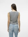 Vero Moda Top cu dungi albastre și crem Vero Moda Holly