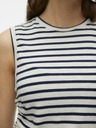 Vero Moda Top cu dungi albastre și crem Vero Moda Holly