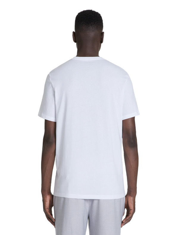Celio Tricou alb cu model Jeville Celio