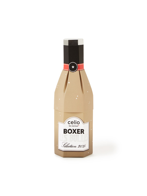 Celio Boxeri într-un pachet cadou Champagne Celio
