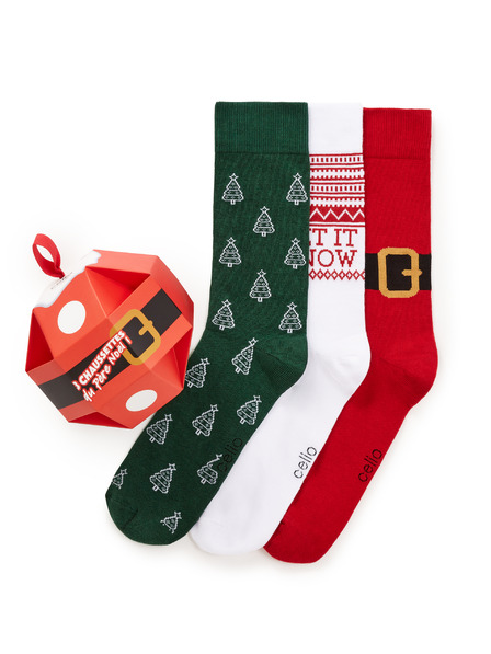 Celio Pachet cadou de șosete, 3 bucăți ONE SIZE Celio