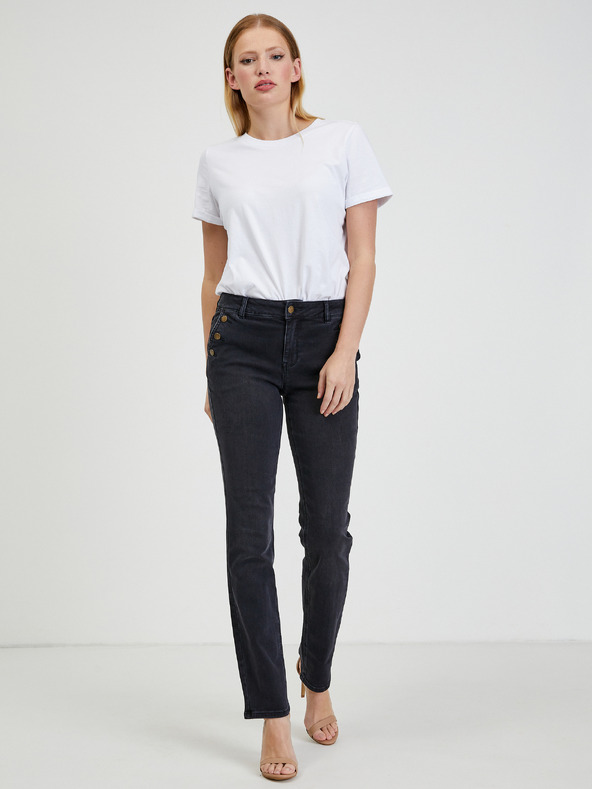 Orsay Blugi negri de damă straight fit ORSAY