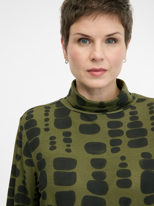 Orsay Tricou cu mânecă lungă pentru femei verde ORSAY
