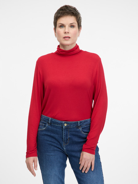 Orsay Tricou roșu cu mânecă lungă pentru femei ORSAY