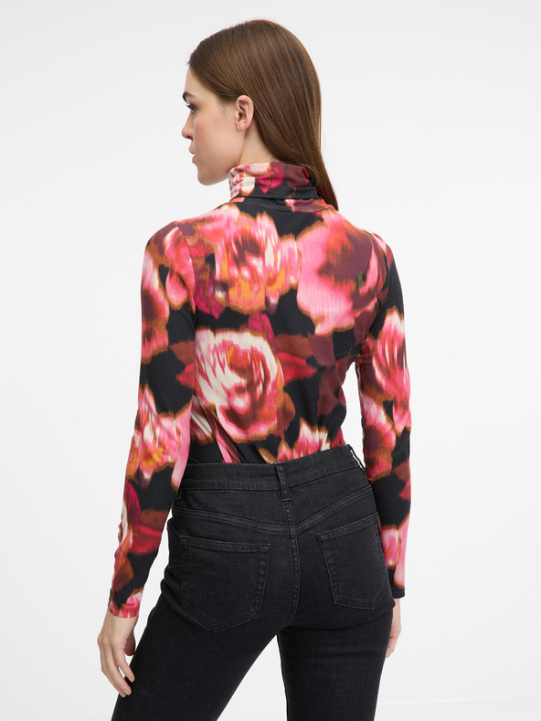 Orsay Tricou cu mânecă lungă pentru femei cu model roșu ORSAY