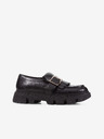 Geox Negru Loafers din piele pentru femei Geox Vilde