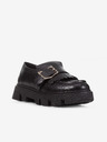 Geox Negru Loafers din piele pentru femei Geox Vilde