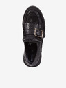 Geox Negru Loafers din piele pentru femei Geox Vilde