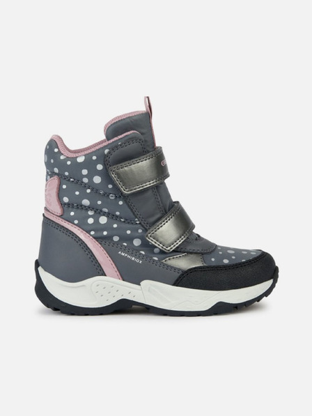 Geox Botine Geox Sentiero B Ab pentru fete, gri închis