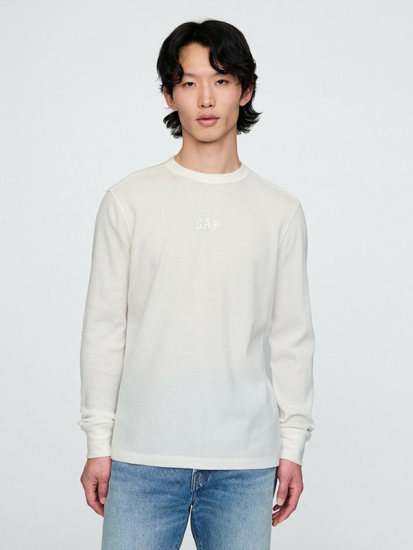 GAP Tricou cu model waffle GAP