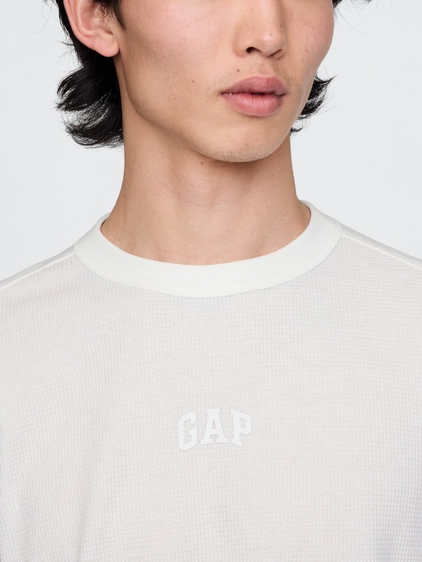 GAP Tricou cu model waffle GAP