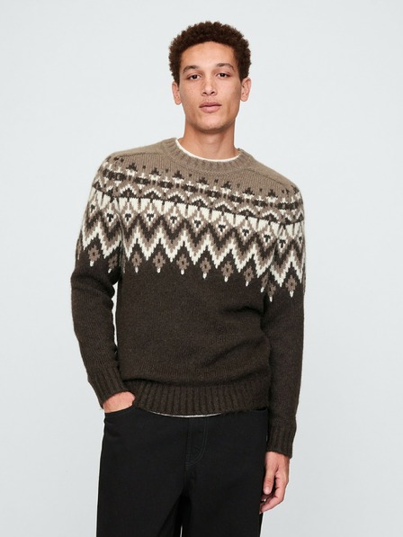 GAP Pulover cu amestec de lână Fair Isle GAP