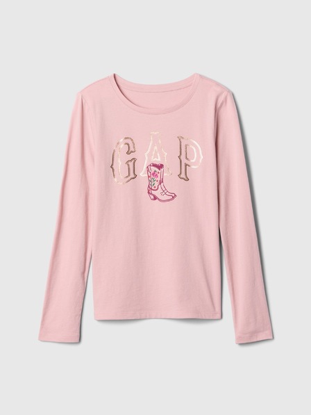 GAP Tricou cu logo pentru copii GAP