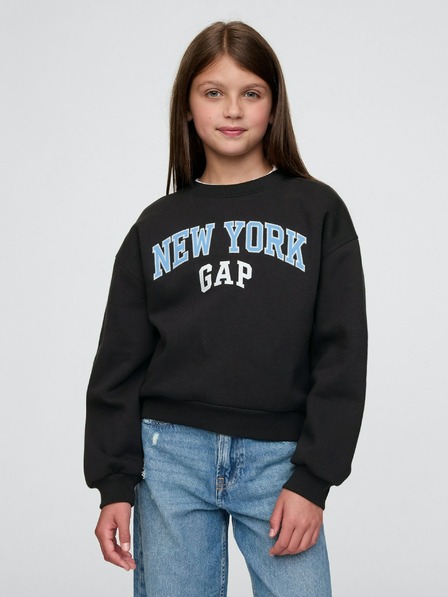 GAP Hanorac oversize cu logo pentru copii GAP
